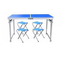 Load image into Gallery viewer, Outdoor Folding Table Chair Camping Aluminium Alloy Picnic Table Waterproof Ultra-light Durable Folding Table Desk For