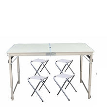 Load image into Gallery viewer, Outdoor Folding Table Chair Camping Aluminium Alloy Picnic Table Waterproof Ultra-light Durable Folding Table Desk For