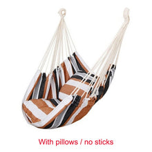 Load image into Gallery viewer, 150kg Hammock Garden Hang Lazy Chair Swinging Indoor Outdoor Furniture Hanging Rope Chair Swing Chair Seat bed Travel Camping