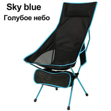 Load image into Gallery viewer, HooRu Lounge Beach Chair Fishing Backrest Lightweight Folding Chair Outdoor Portable Backpacking Camping Deck Chairs for Hiking