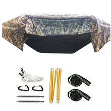 Load image into Gallery viewer, Multi-functional insect net waterproof windproof ultralight parachute hammock aerial tent Portable Outdoor Camping 270x140cm
