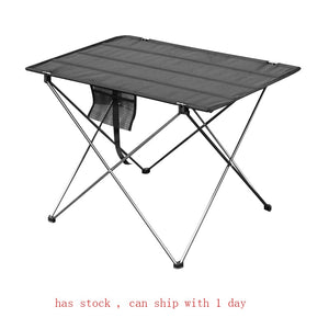 Portable Foldable Table Camping Outdoor Furniture Computer Bed Tables Picnic 6061 Aluminium Alloy Ultra Light Folding Desk