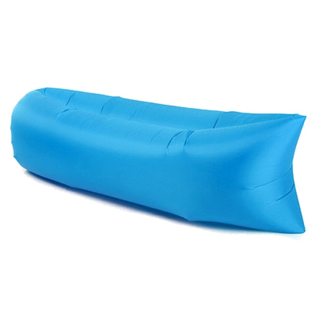 HooRu Inflatable Sofa Beach Camping Sleeping Air Sofa Lightweight Portable Folding Lazy Lounger Bed for Travel Picnic Outdoor