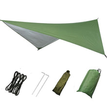 Load image into Gallery viewer, Pop-Up Portable Camping Hammock with Mosquito Net and Sun Shelter,Parachute Swing Hammocks Rain Fly Hammock Canopy Camping Stuff
