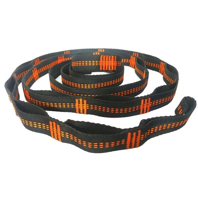 Outdoor Hammock Tree Strap Tree Tie Rope High Load-Bearing Nylon Webbing Rock Climbing Flat Belt Cover