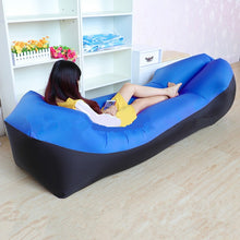 Load image into Gallery viewer, Trend Outdoor Products Fast Infaltable Air Sofa Bed Good Quality Sleeping Bag Inflatable Air Bag Lazy bag Beach Sofa 240*70cm
