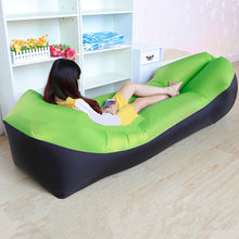 Load image into Gallery viewer, Trend Outdoor Products Fast Infaltable Air Sofa Bed Good Quality Sleeping Bag Inflatable Air Bag Lazy bag Beach Sofa 240*70cm
