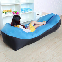 Load image into Gallery viewer, Trend Outdoor Products Fast Infaltable Air Sofa Bed Good Quality Sleeping Bag Inflatable Air Bag Lazy bag Beach Sofa 240*70cm
