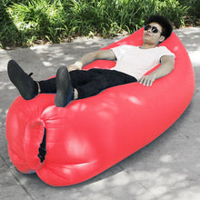 Load image into Gallery viewer, Trend Outdoor Products Fast Infaltable Air Sofa Bed Good Quality Sleeping Bag Inflatable Air Bag Lazy bag Beach Sofa 240*70cm

