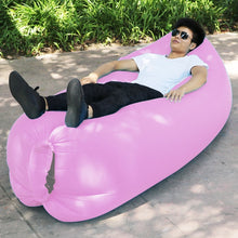 Load image into Gallery viewer, Trend Outdoor Products Fast Infaltable Air Sofa Bed Good Quality Sleeping Bag Inflatable Air Bag Lazy bag Beach Sofa 240*70cm
