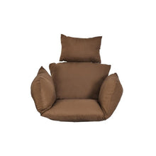Load image into Gallery viewer, Hanging Hammock Chair Swinging Garden Outdoor Soft Seat Cushion Seat 220KG Dormitory Bedroom Hanging Chair Back with Pillow 40a
