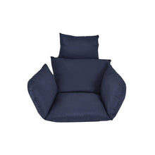 Load image into Gallery viewer, Hanging Hammock Chair Swinging Garden Outdoor Soft Seat Cushion Seat 220KG Dormitory Bedroom Hanging Chair Back with Pillow 40a

