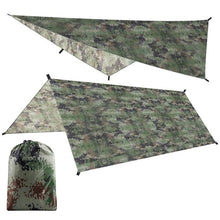 Load image into Gallery viewer, Awning Waterproof Tarp Tent Ultralight Garden Canopy Sunshade Outdoor Camping Hammock Rain Fly Beach Sun Shelter 100X145CM
