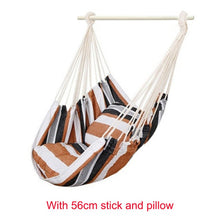 Load image into Gallery viewer, 150kg Hammock Garden Hang Lazy Chair Swinging Indoor Outdoor Furniture Hanging Rope Chair Swing Chair Seat bed Travel Camping
