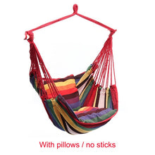Load image into Gallery viewer, 150kg Hammock Garden Hang Lazy Chair Swinging Indoor Outdoor Furniture Hanging Rope Chair Swing Chair Seat bed Travel Camping
