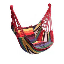 Load image into Gallery viewer, Outdoor leisure swing chair indoor rocking chair hammock  Swing Chair Seat Travel Camping Hammock Garden Hang Chair Swinging

