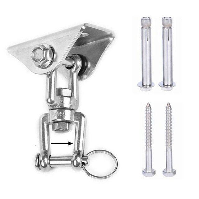 Hammock Swing Chair Hanging Kit Stainless Steel Swivel Hook Ceiling Mount